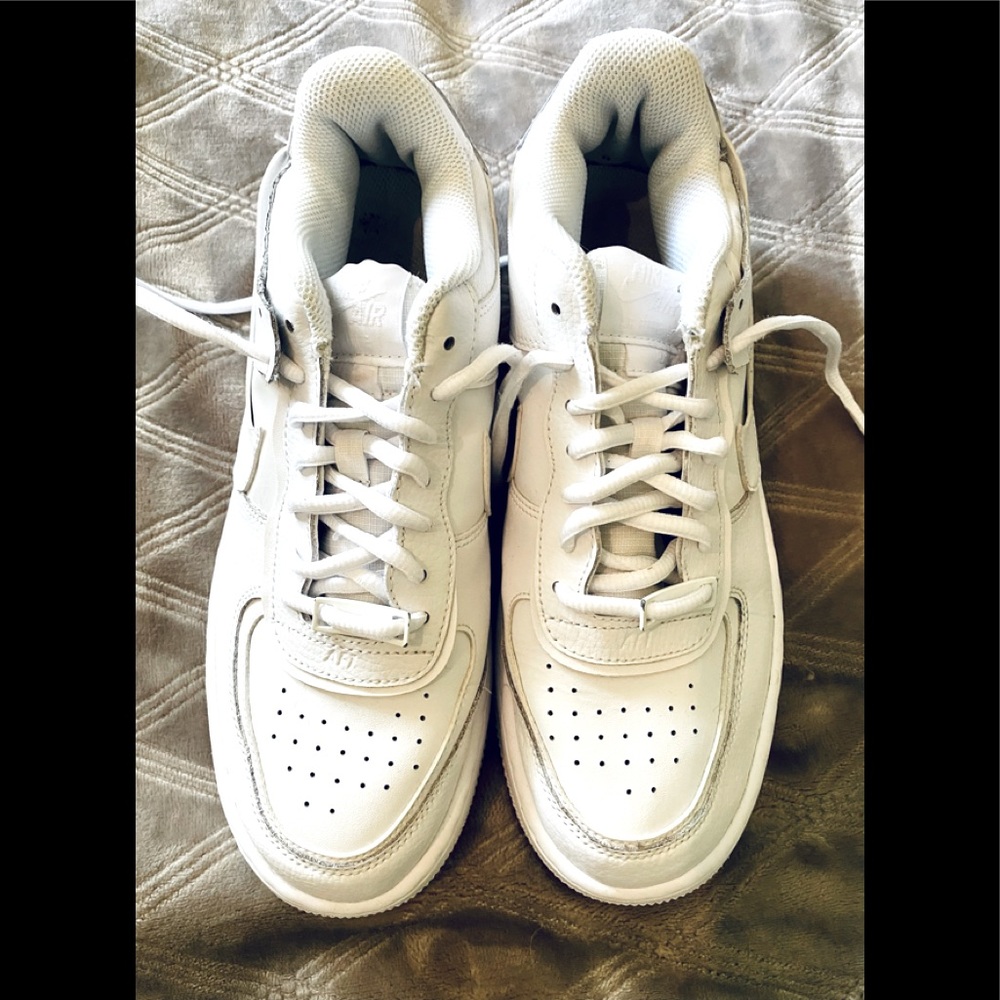 Nike Air Force 1 Shadow “Triple White” Sz 10